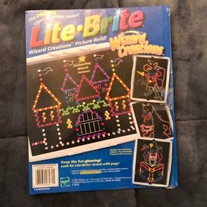 Lite Brite Wizard Creations Picture Refill Hasbro